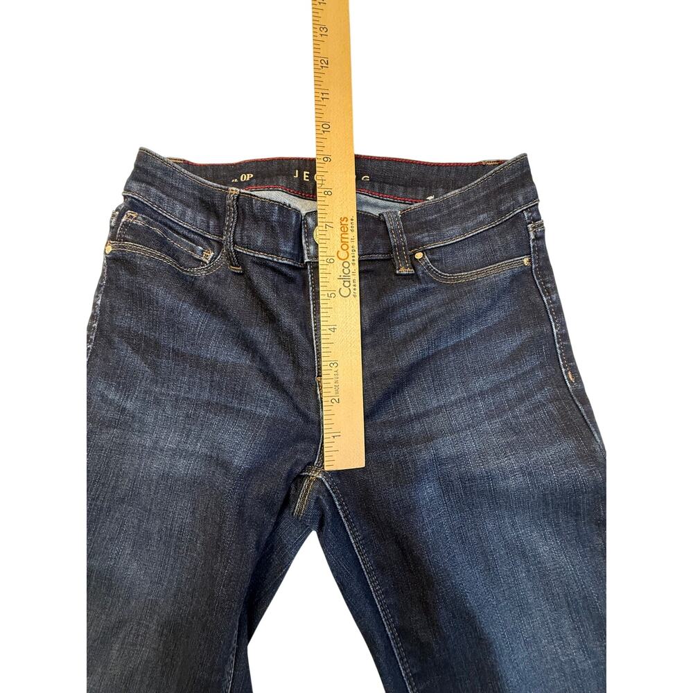 WHBM The Jegging Dark Wash Skinny Stretch Jegging Jeans Petite Size 0P 💙🖤💙 - Picture 11 of 14